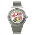 Coat Of Arms Of Rhineland Palatinate Stainless Steel Watch