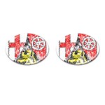 Coat Of Arms Of Rhineland Palatinate Cufflinks (Oval)