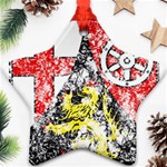 Coat Of Arms Of Rhineland Palatinate Star Ornament (Two Sides)