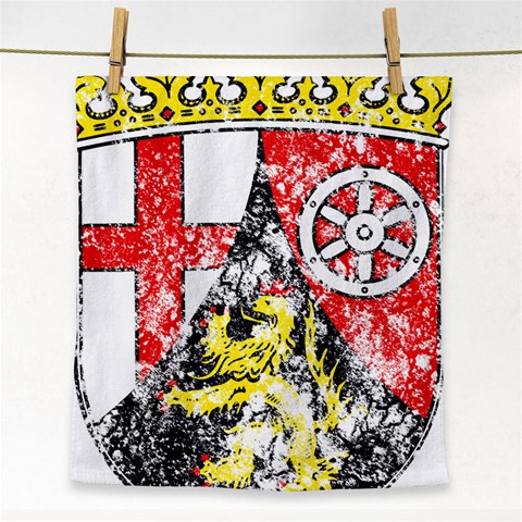 Coat Of Arms Of Rhineland Palatinate Face Towel from ArtsNow.com Front