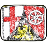 Coat Of Arms Of Rhineland Palatinate Fleece Blanket (Mini)