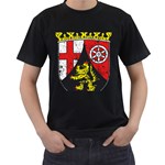 Coat Of Arms Of Rhineland Palatinate Men s T-Shirt (Black)
