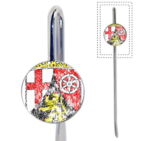 Coat Of Arms Of Rhineland Palatinate Book Mark from ArtsNow.com Front