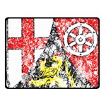 Coat Of Arms Of Rhineland Palatinate Fleece Blanket (Small)
