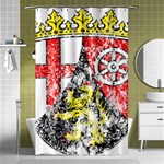 Coat Of Arms Of Rhineland Palatinate Shower Curtain 48  x 72  (Small)