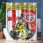 Coat Of Arms Of Rhineland Palatinate Shower Curtain 60  x 72  (Medium)