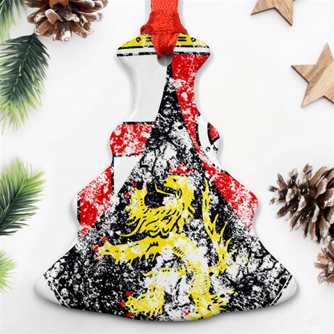 Coat Of Arms Of Rhineland Palatinate Christmas Tree Ornament (Two Sides) from ArtsNow.com Front