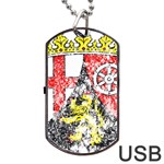 Coat Of Arms Of Rhineland Palatinate Dog Tag USB Flash (Two Sides)