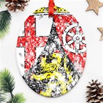 Coat Of Arms Of Rhineland Palatinate Ornament (Oval Filigree)