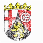 Coat Of Arms Of Rhineland Palatinate Small Garden Flag (Two Sides)
