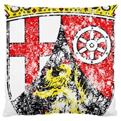 Coat Of Arms Of Rhineland Palatinate Large Cushion Case (Two Sides) from ArtsNow.com Back