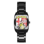 Coat Of Arms Of Rhineland Palatinate Stainless Steel Barrel Watch