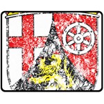 Coat Of Arms Of Rhineland Palatinate Double Sided Fleece Blanket (Medium)