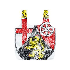 Coat Of Arms Of Rhineland Palatinate Full Print Recycle Bag (S) from ArtsNow.com Back
