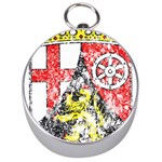 Coat Of Arms Of Rhineland Palatinate Silver Compass