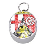 Coat Of Arms Of Rhineland Palatinate Silver Compass (Mini)
