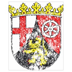 Coat Of Arms Of Rhineland Palatinate Drawstring Pouch (XL) from ArtsNow.com Back
