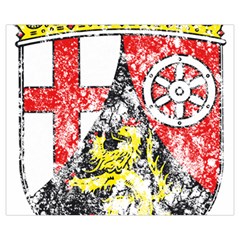 Coat Of Arms Of Rhineland Palatinate Zipper Medium Tote Bag from ArtsNow.com Front