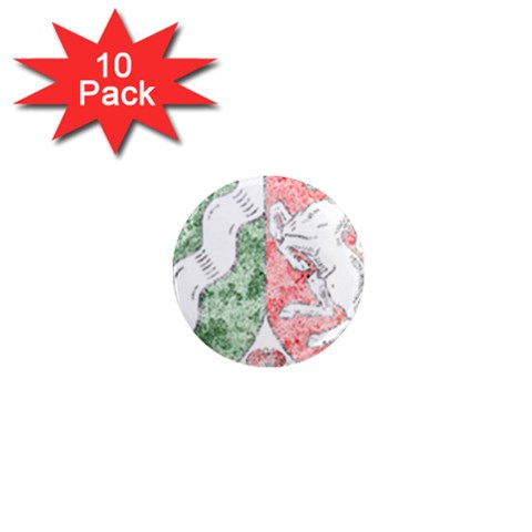Coat Of Arms Of North Rhine Westfalia 1  Mini Magnet (10 pack)  from ArtsNow.com Front