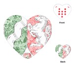 Coat Of Arms Of North Rhine Westfalia Playing Cards Single Design (Heart)