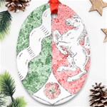 Coat Of Arms Of North Rhine Westfalia Oval Ornament (Two Sides)