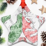 Coat Of Arms Of North Rhine Westfalia Star Ornament (Two Sides)