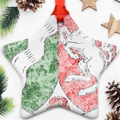Coat Of Arms Of North Rhine Westfalia Star Ornament (Two Sides) from ArtsNow.com Back