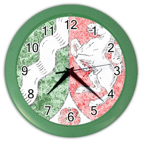 Coat Of Arms Of North Rhine Westfalia Color Wall Clock from ArtsNow.com Front
