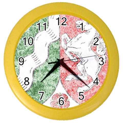 Coat Of Arms Of North Rhine Westfalia Color Wall Clock from ArtsNow.com Front