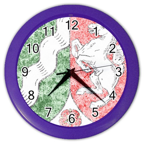 Coat Of Arms Of North Rhine Westfalia Color Wall Clock from ArtsNow.com Front