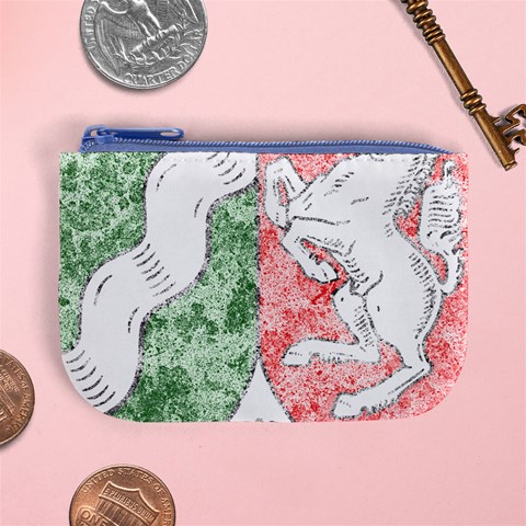 Coat Of Arms Of North Rhine Westfalia Mini Coin Purse from ArtsNow.com Front