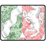 Coat Of Arms Of North Rhine Westfalia Fleece Blanket (Medium)