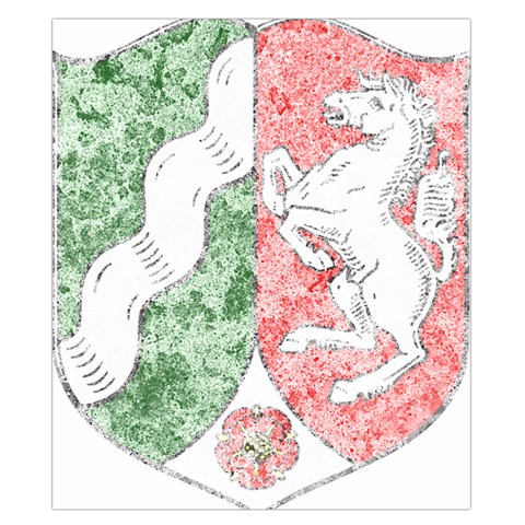 Coat Of Arms Of North Rhine Westfalia Duvet Cover Double Side (California King Size) from ArtsNow.com Front