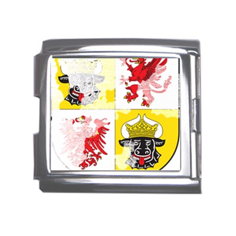 Coat Of Arms Of Mecklenburg Western Pomerania Mega Link Italian Charm (18mm) from ArtsNow.com Front