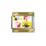Coat Of Arms Of Mecklenburg Western Pomerania Gold Trim Italian Charm (9mm)