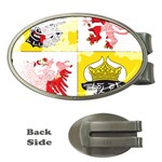 Coat Of Arms Of Mecklenburg Western Pomerania Money Clip (Oval)