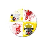 Coat Of Arms Of Mecklenburg Western Pomerania Magnet 3  (Round)