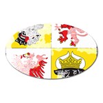 Coat Of Arms Of Mecklenburg Western Pomerania Magnet (Oval)