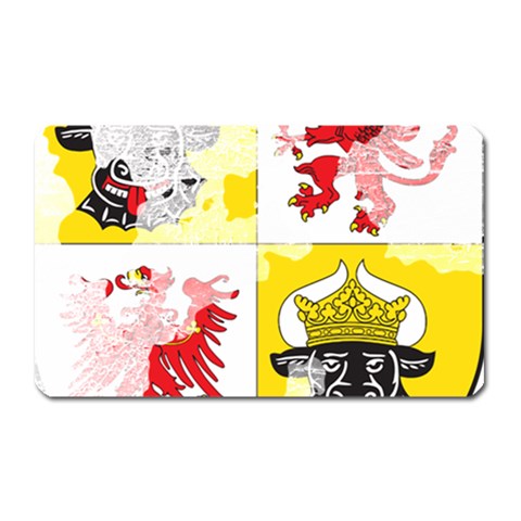 Coat Of Arms Of Mecklenburg Western Pomerania Magnet (Rectangular) from ArtsNow.com Front