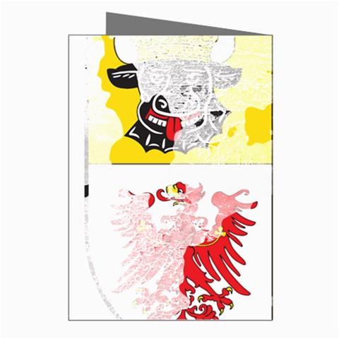 Coat Of Arms Of Mecklenburg Western Pomerania Greeting Cards (Pkg of 8) from ArtsNow.com Right