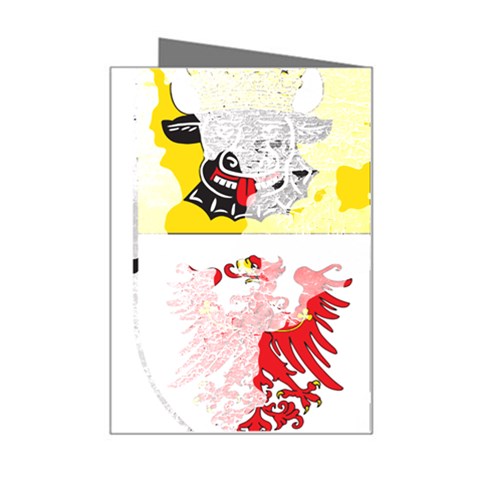 Coat Of Arms Of Mecklenburg Western Pomerania Mini Greeting Card from ArtsNow.com Right