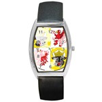 Coat Of Arms Of Mecklenburg Western Pomerania Barrel Style Metal Watch