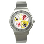 Coat Of Arms Of Mecklenburg Western Pomerania Stainless Steel Watch