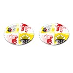 Coat Of Arms Of Mecklenburg Western Pomerania Cufflinks (Oval)