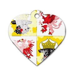 Coat Of Arms Of Mecklenburg Western Pomerania Dog Tag Heart (Two Sides) from ArtsNow.com Back