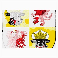 Coat Of Arms Of Mecklenburg Western Pomerania Large Glasses Cloth (2 Sides) from ArtsNow.com Back