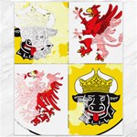 Coat Of Arms Of Mecklenburg Western Pomerania Canvas 11  x 14 