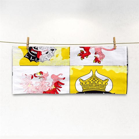 Coat Of Arms Of Mecklenburg Western Pomerania Hand Towel from ArtsNow.com Front
