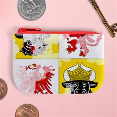 Coat Of Arms Of Mecklenburg Western Pomerania Mini Coin Purse from ArtsNow.com Front