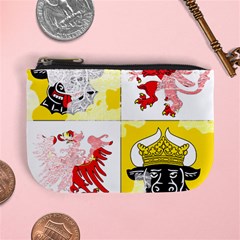 Coat Of Arms Of Mecklenburg Western Pomerania Mini Coin Purse from ArtsNow.com Front